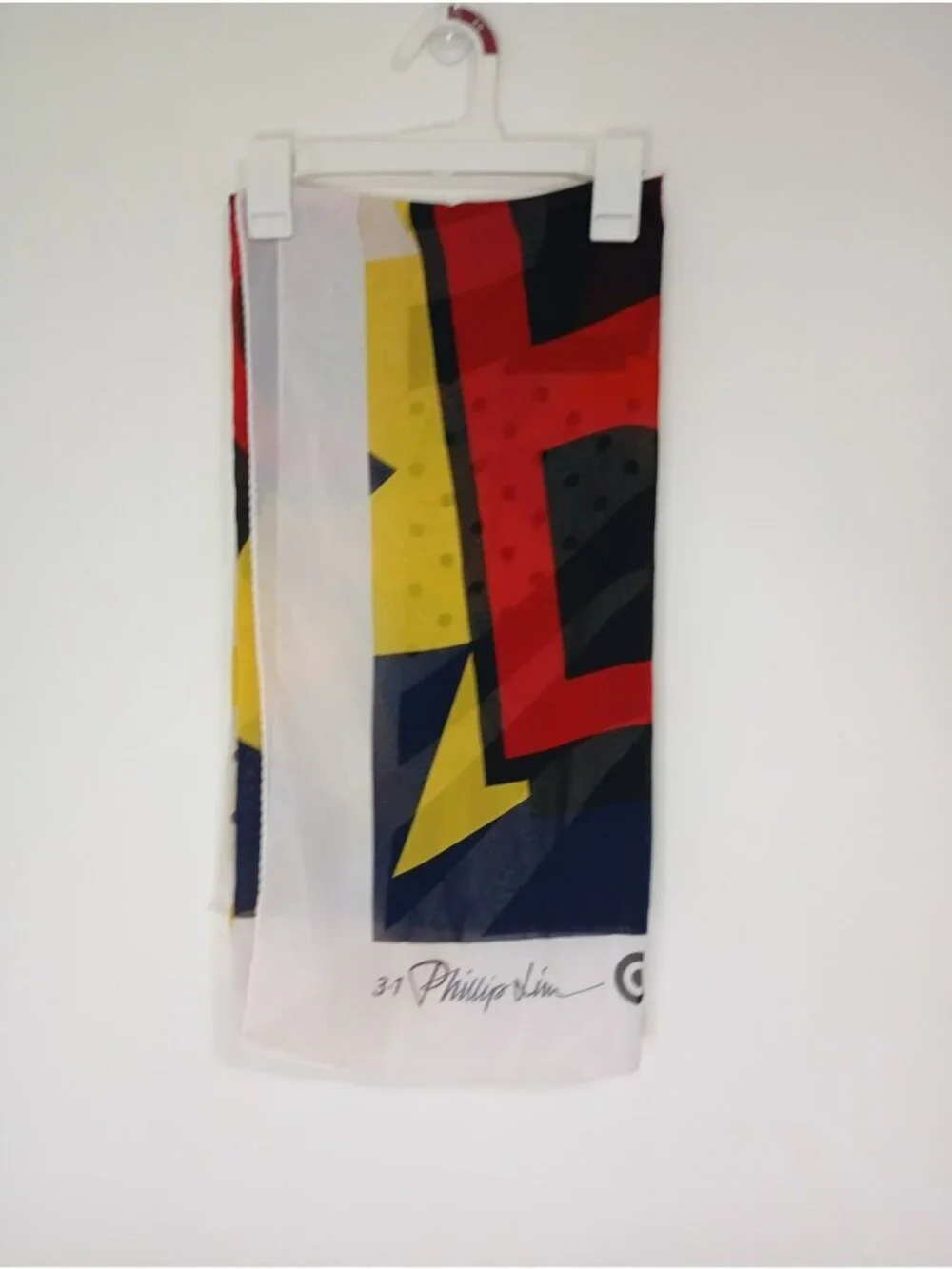 3.1 Phillip Lim For Target Boom Pop Art Scarf Multicolor Sheer Design